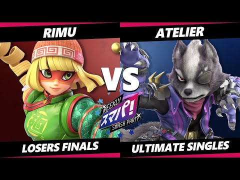 Sumapa 92 Losers Finals - Rimu (Min Min) Vs. Atelier (Wolf) Smash Ultimate - SSBU