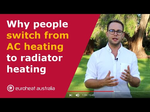 Why people switch from AC heating to radiator heating, especially in older buildings