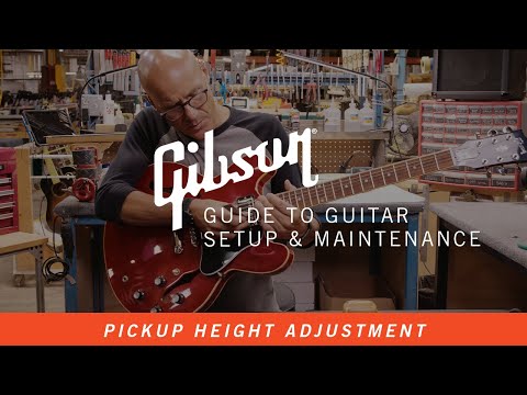 How to adjust the height of your guitar pickups