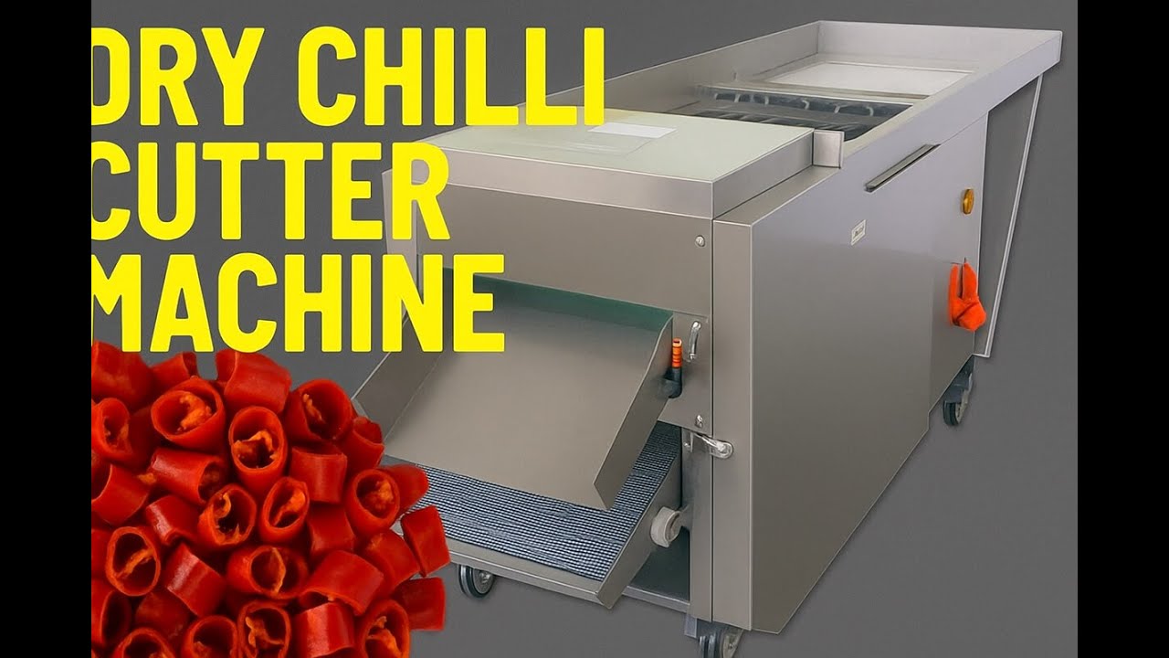 Dry Chilli Cutter Machine | Hot Pepper Cutter for Chilli Rings (10–22mm) with Seed Separation