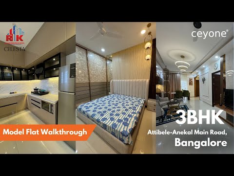 RK Celesta Model Apartment interior walkthrough video by Perfect Space Design Studio
