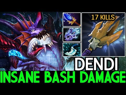 DENDI [Slardar] Insane Damage One Hit Bash Kill Max Speed 7.22 Dota 2