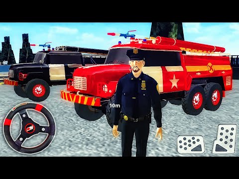 Fire Truck Driving Rescue Missions - Hero Police Emergency Drive - Best Android GamePlay