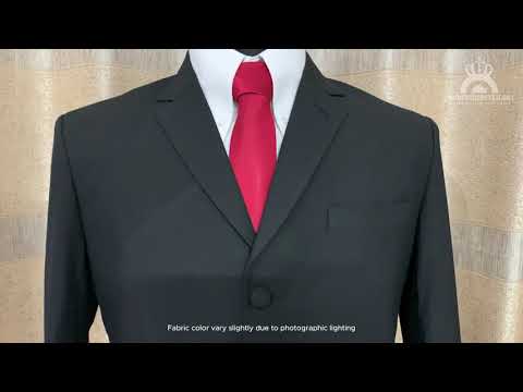 2 Piece John Lennon Black 3 Button Mod Suit