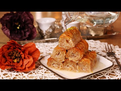 DIVIT BAKLAVA ZA POČETNIKE - BURMA BAKLAVA - CIGAR BAKLAVA - ROLOVANA BAKLAVA - BAKLAVA ROLNICE