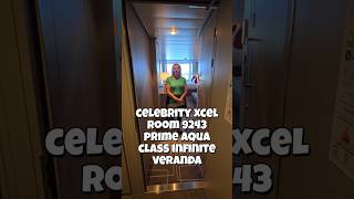 Celebrity Xcel Prime Aqua Class Infinite Veranda Room 9243 #cruisesplustravel #celebritycruises