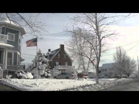 Winthrop, Massachusetts February, 2016 Day after a Snow Storm