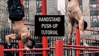 Handstand Push Up Tutorial | Intermediate Calisthenics