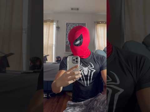 Unboxing my Winking SpiderMan Mask!! ❤️🕷 #spiderman #marvel #spiderverse #cosplay #milesmorales