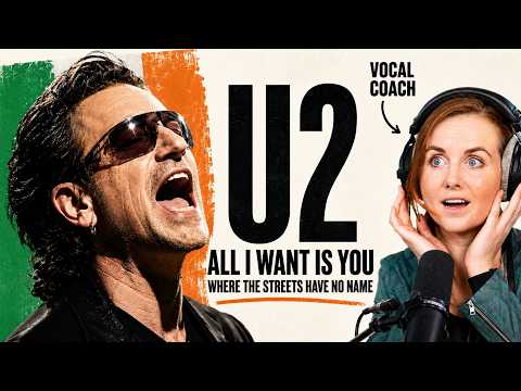 Bono ❤️  Vocal Coach Analyses: All I Want Is You & Where The Streets Have No Name