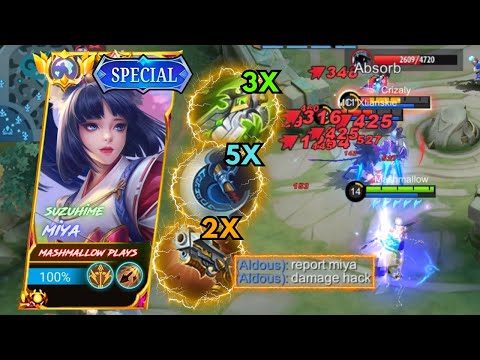 BEST 1 HIT BUILD MIYA 2023 (MUST TRY) │BUILD TOP 1 GLOBAL MIYA ~ MLBB