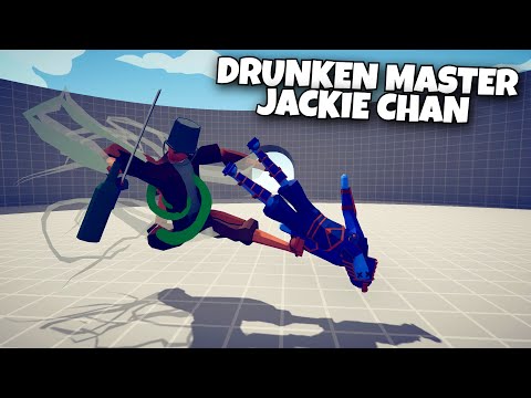 DRUNKEN MASTER JACKIE CHAN VS EVERY UNITS - Totally Accurate Battle Simulator TABS