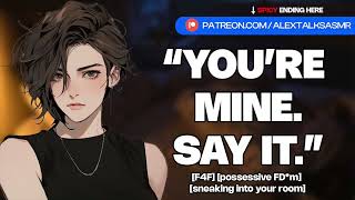 [SPICY] [F4F] Possessive girlfriend sneaks into your room [making you mine] [marking you] | ASMR RP