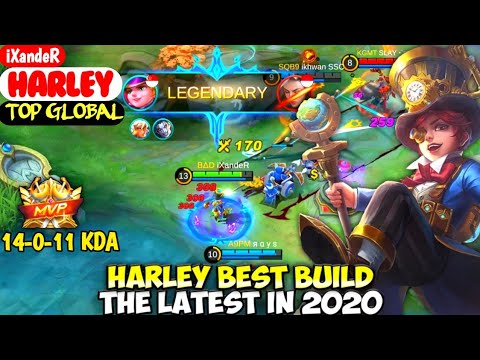 HARLEY BEST BUILD IN 2020 | TOP GLOBAL HARLEY iXandeR - MOBILE LEGENDS