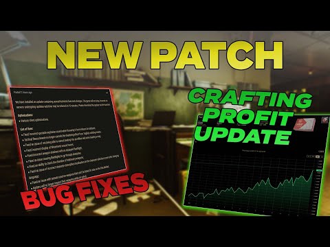 We get a patch!  - Today in Tarkov - News, Updates, and Economy
