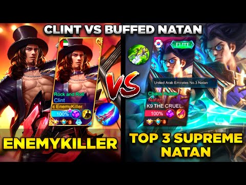 EnemyKiller Vs Top 3 Supreme Buffed Natan | Who Win? - MLBB