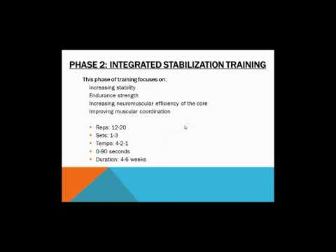 Strength Training: Phase 2 - Integrated Stability Training