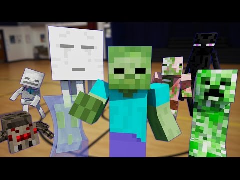 Monster School in Real Life: Season 1! All Episode Highlights-Minecraft Animation