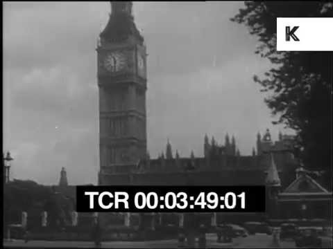 1930s UK, London Landmarks, Archive Footage