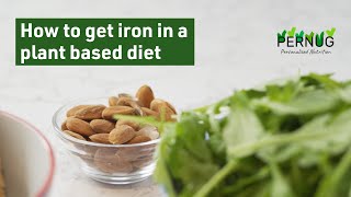 How to get iron in a plant based diet