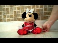 Disney Sweet Kisses Minnie Mouse Talking Light Up Plush Toy Video