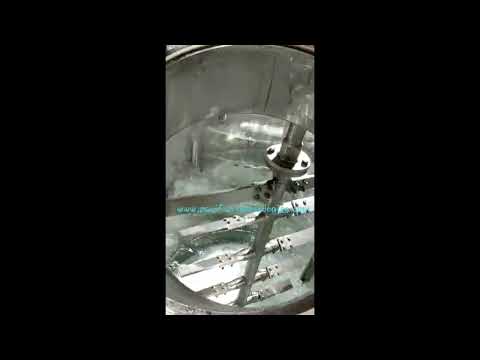 Shampoo manufacturing vessel