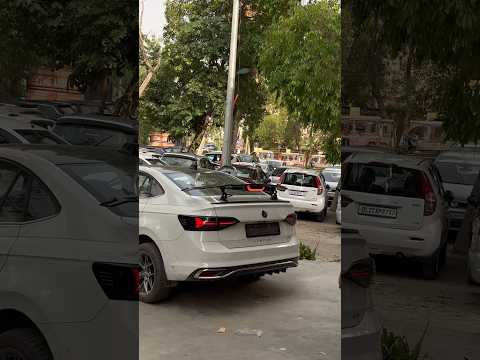 Remote Spoiler Installed in VIRTUS GT | MIND AUTO MODS | #shorts #virtusgt #virtus #spoiler