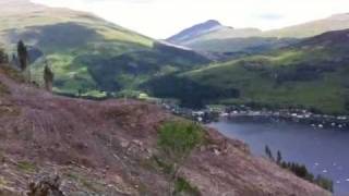 preview picture of video 'Drimsynie to Lettermay 7 mile walk, Lochgoilhead, Argyll, Scotland'