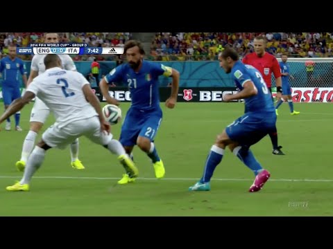 Glen Johnson Handling - England vs. Italy - World Cup 2014