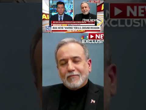 BREAKING: Iran says it's 'WAITING' for US ground invasion #foxnews #news #us #fox
