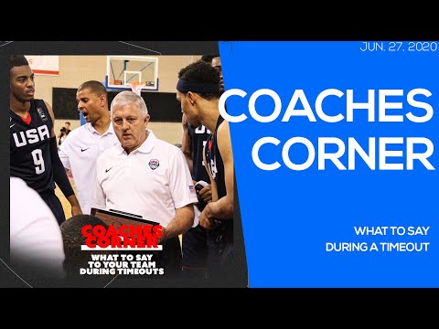 USA Basketball Coaches Corner // What to say during a Timeout thumbnail