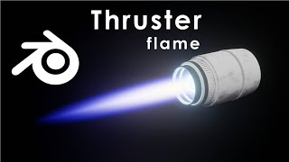 Thruster flame - blender tutorial