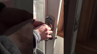 Defense Locksmith shows How to use a key on a Schlage keyless entry deadbolt- No battery