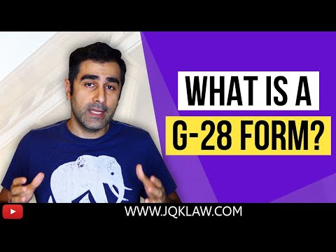 What is A G-28 Form?