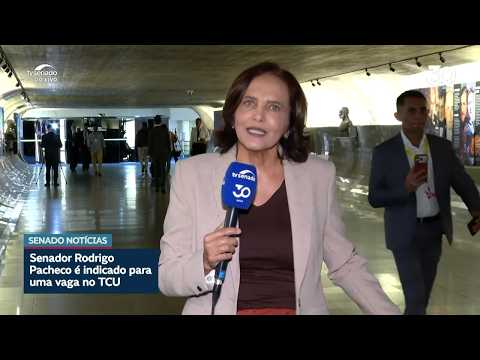 Senador Rodrigo Pacheco é indicado para vaga no TCU