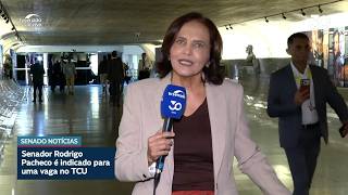 Senador Rodrigo Pacheco é indicado para vaga no TCU