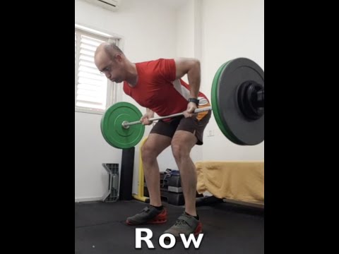 2019.12.20 - Full Bent-over Row Session - All Sets (including warm-up)