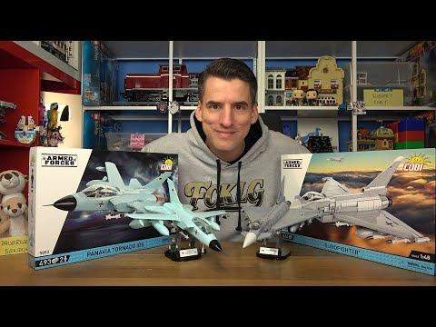 Beste Flieger gibt's nur hier: Eure Cobi®-Favoriten! 5848 Eurofighter & 5853 Tornado