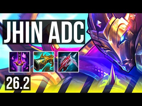 JHIN & Kennen vs DRAVEN & Nautilus (ADC) | Good KDA: 21/2/10 | EUW Master | 26.2