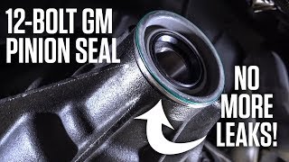 The ONLY WAY to fix a leaking 12-bolt GM rear diff pinion seal | Hagerty DIY