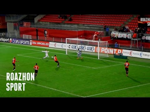 But d'Adrien REGATTIN - Stade Rennais - Toulouse - 1/8 de finale de Coupe de la Ligue