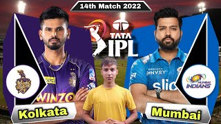 IPL 2022 KKR vs MI 14th Match Prediction - Dream11 | Kolkata vs Mumbai | Pune Pitch Report| IPL Live