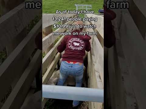 what can I say I must be a really good farmer #farming #countrygirl #shorts