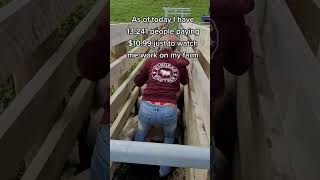 what can I say I must be a really good farmer #farming #countrygirl #shorts