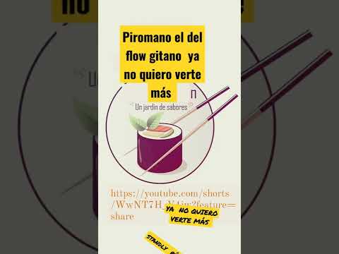 YA NO QUIERO VERTE MÁS  PIROMANO EL DEL FLOW GITANO  🎶