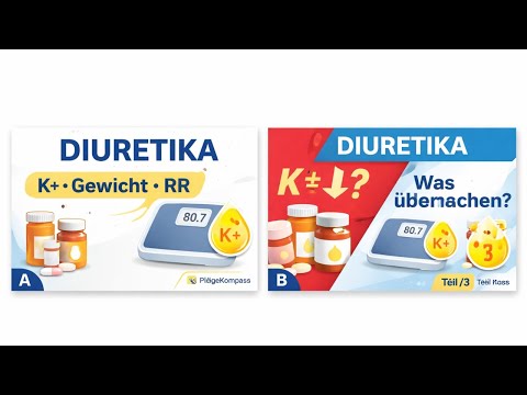 Kurs 2 – Diuretika in der Pflege: Klassen, Wirkung, Monitoring & Patientenfall (Komplett)