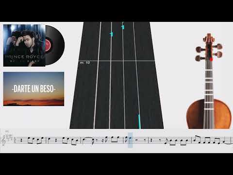 Darte Un Beso | Violín 🎻 Play Along | TUTORIAL | TABLATURA