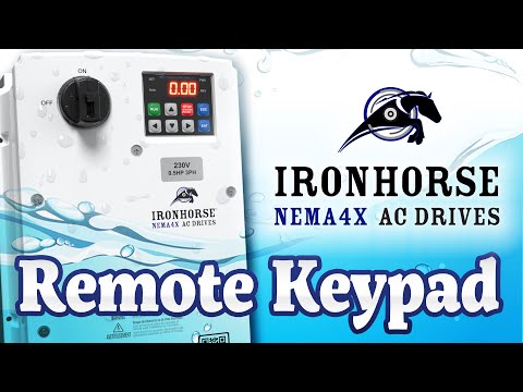IronHorse ACN NEMA 4X VFD Remote Keypad from AutomationDirect