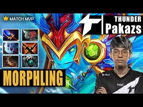 Morphling Safelane | THUNDER.Pakazs | RISING STAR CARRY - 27 KILLS MORPH | 7.32c Gameplay Highlight