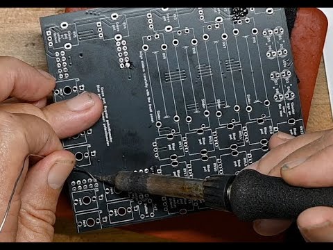 C.K. builds a Kaseta tape delay (etc.) kit from ZLOSynth Instruments, eurorack